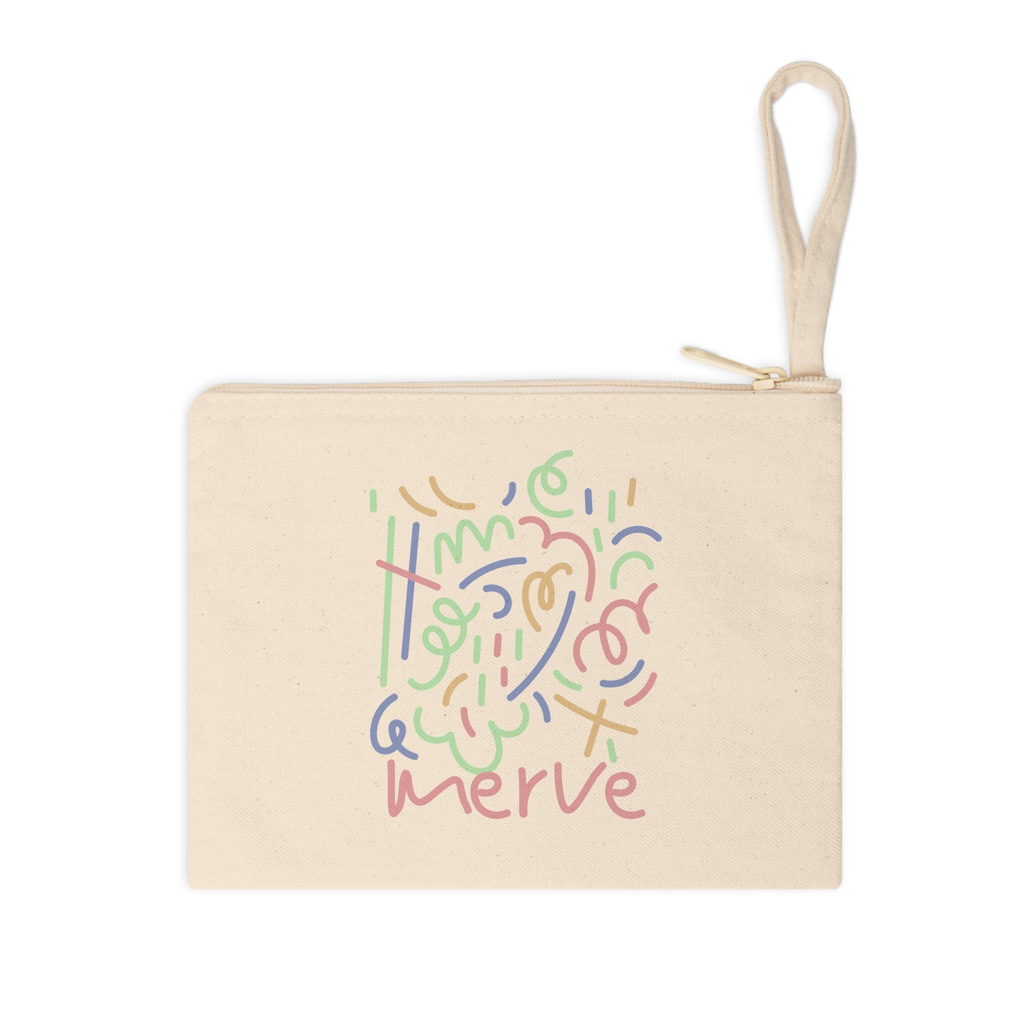 Abstract Zipper Pouch