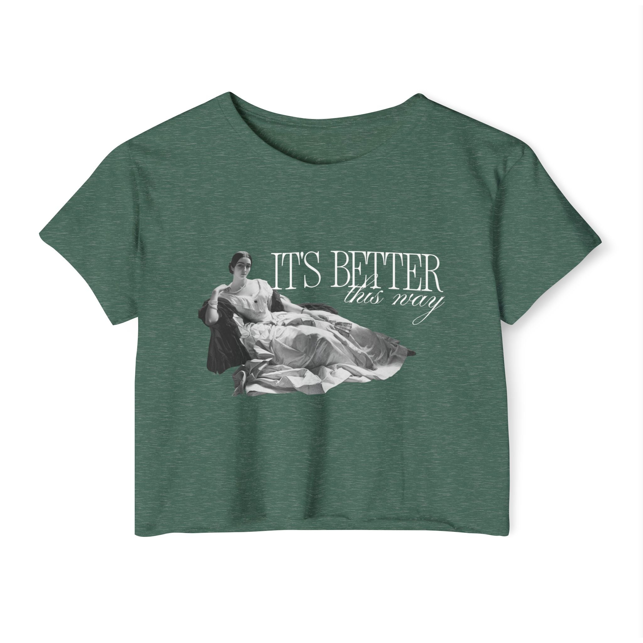 Better This Way Crop Tee