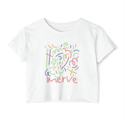 Abstract Crop Tee