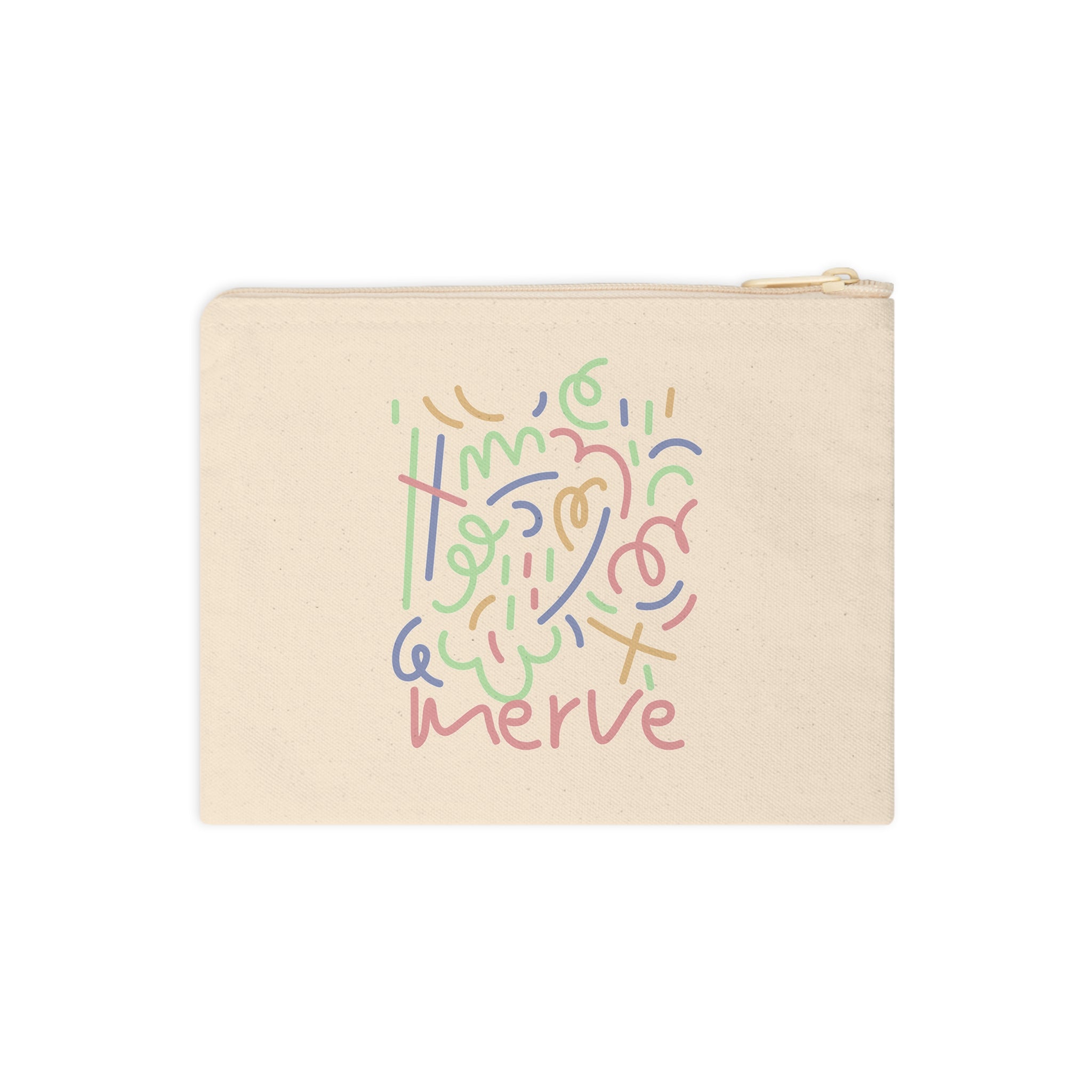 Abstract Zipper Pouch