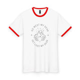 Go West Unisex Ringer Tee
