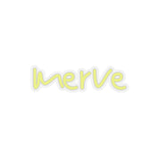 Lime Merve Kiss-Cut Sticker