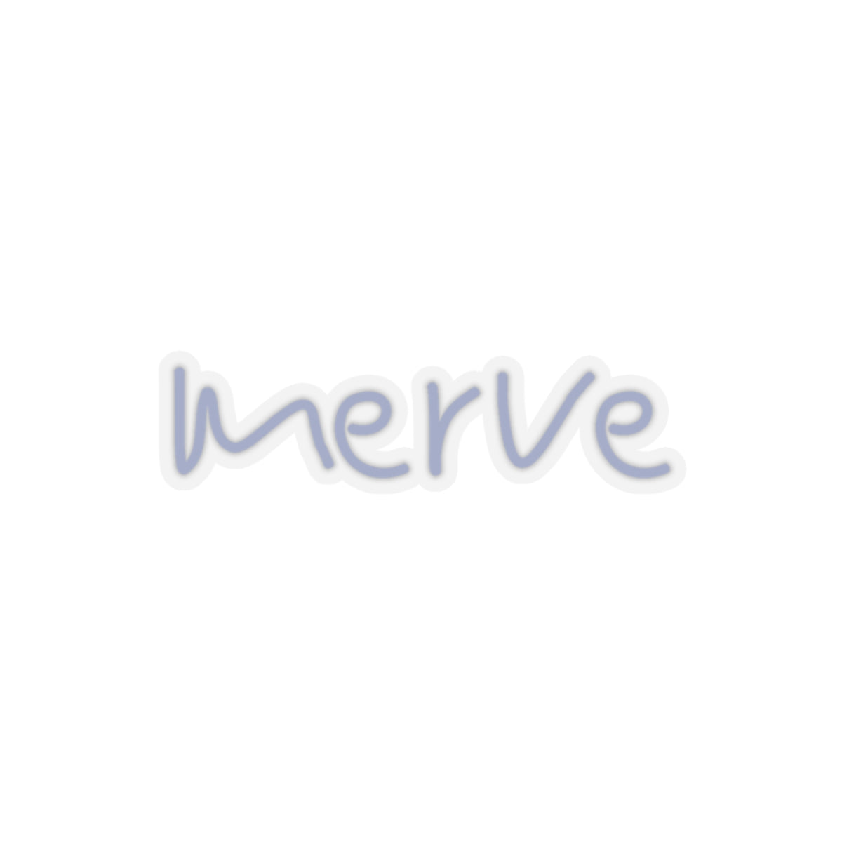 Lilac Merve Kiss-Cut Sticker