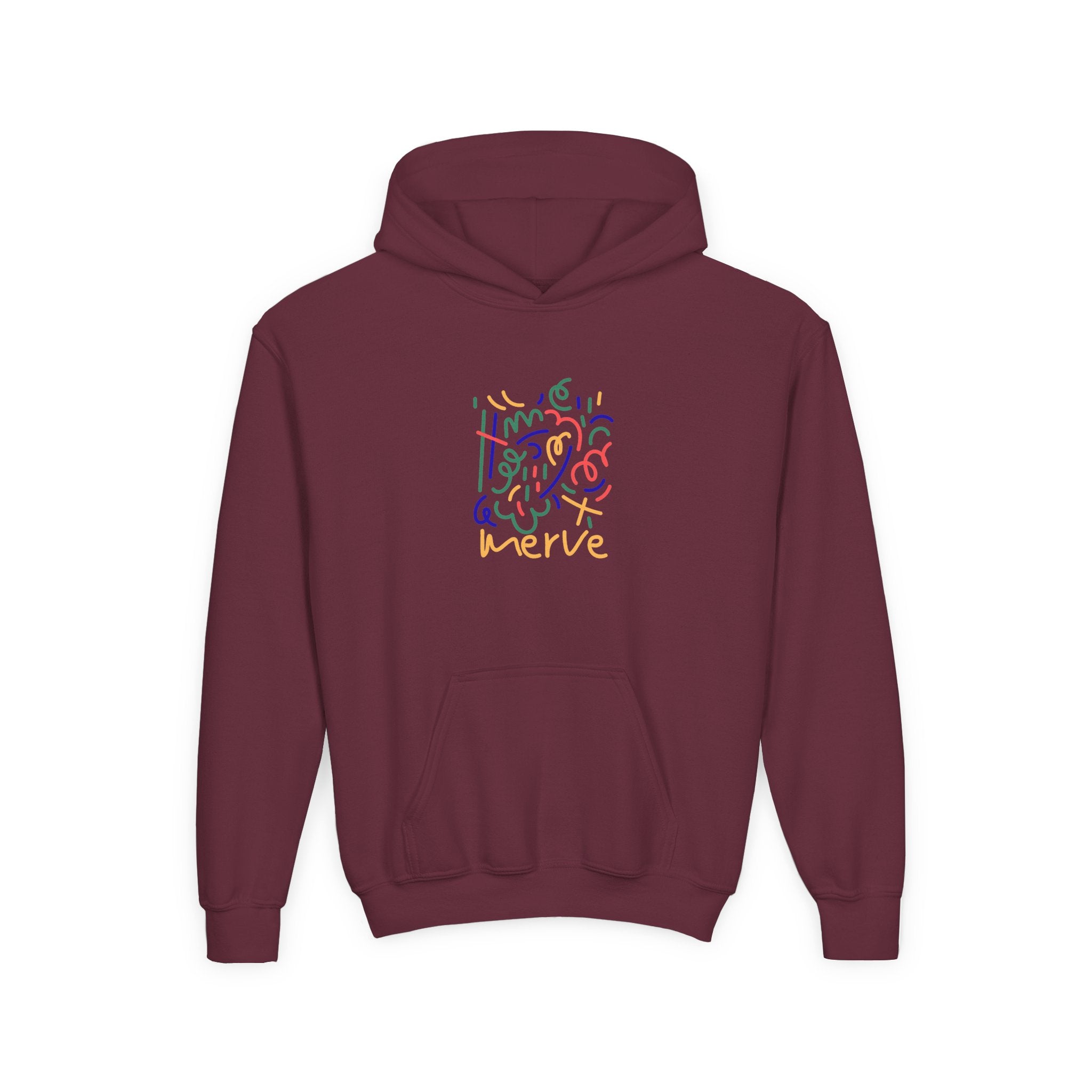 Abstract Youth Hoodie