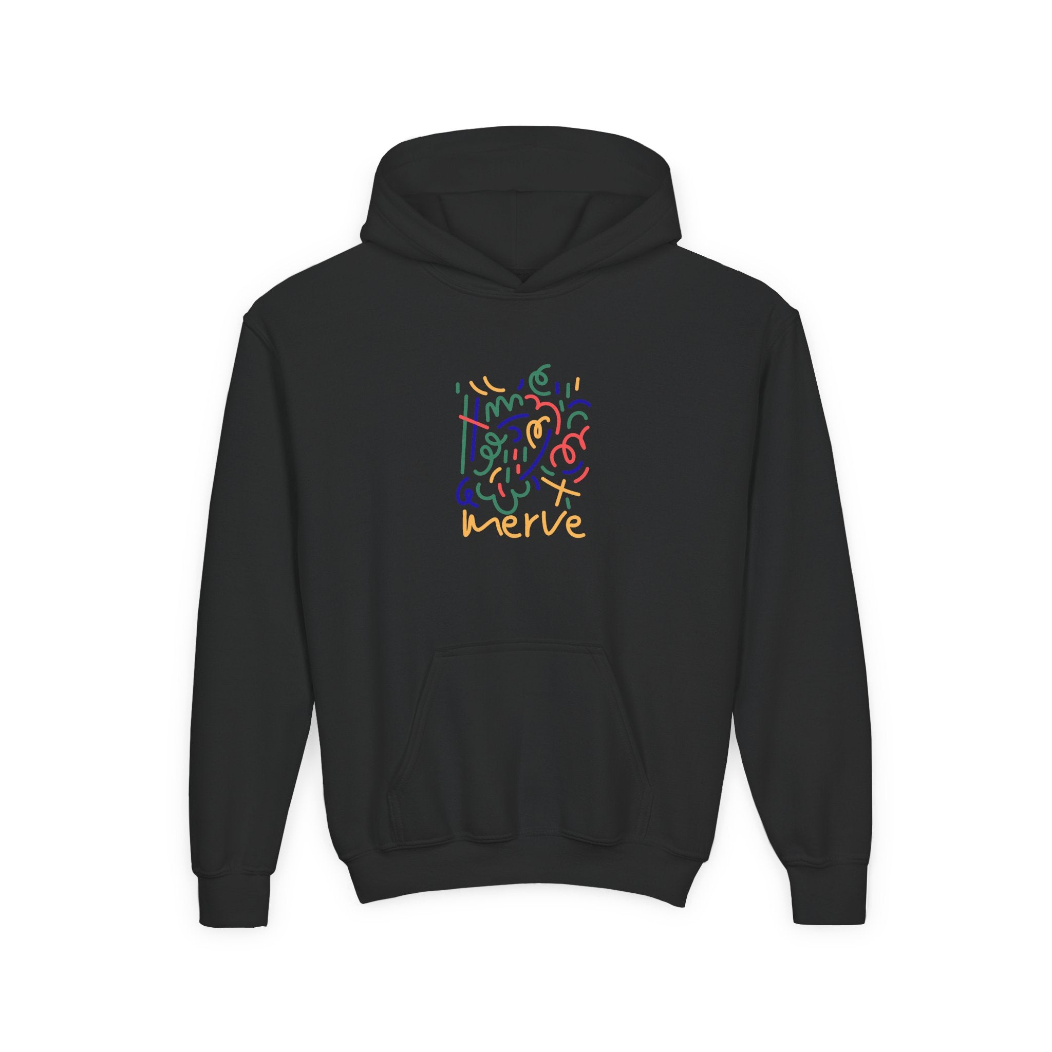 Abstract Youth Hoodie