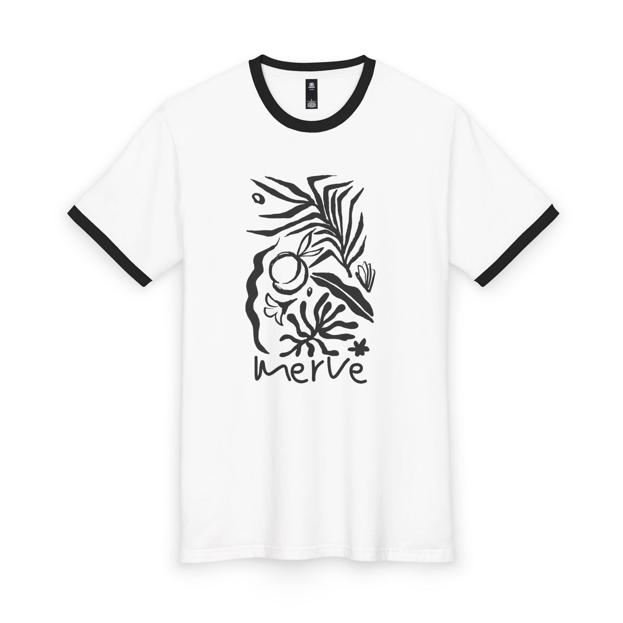 Foliage Unisex Ringer Tee merve