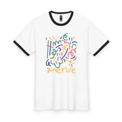 Abstract Unisex Ringer Tee merve