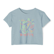Abstract Crop Tee