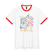 Abstract Unisex Ringer Tee merve
