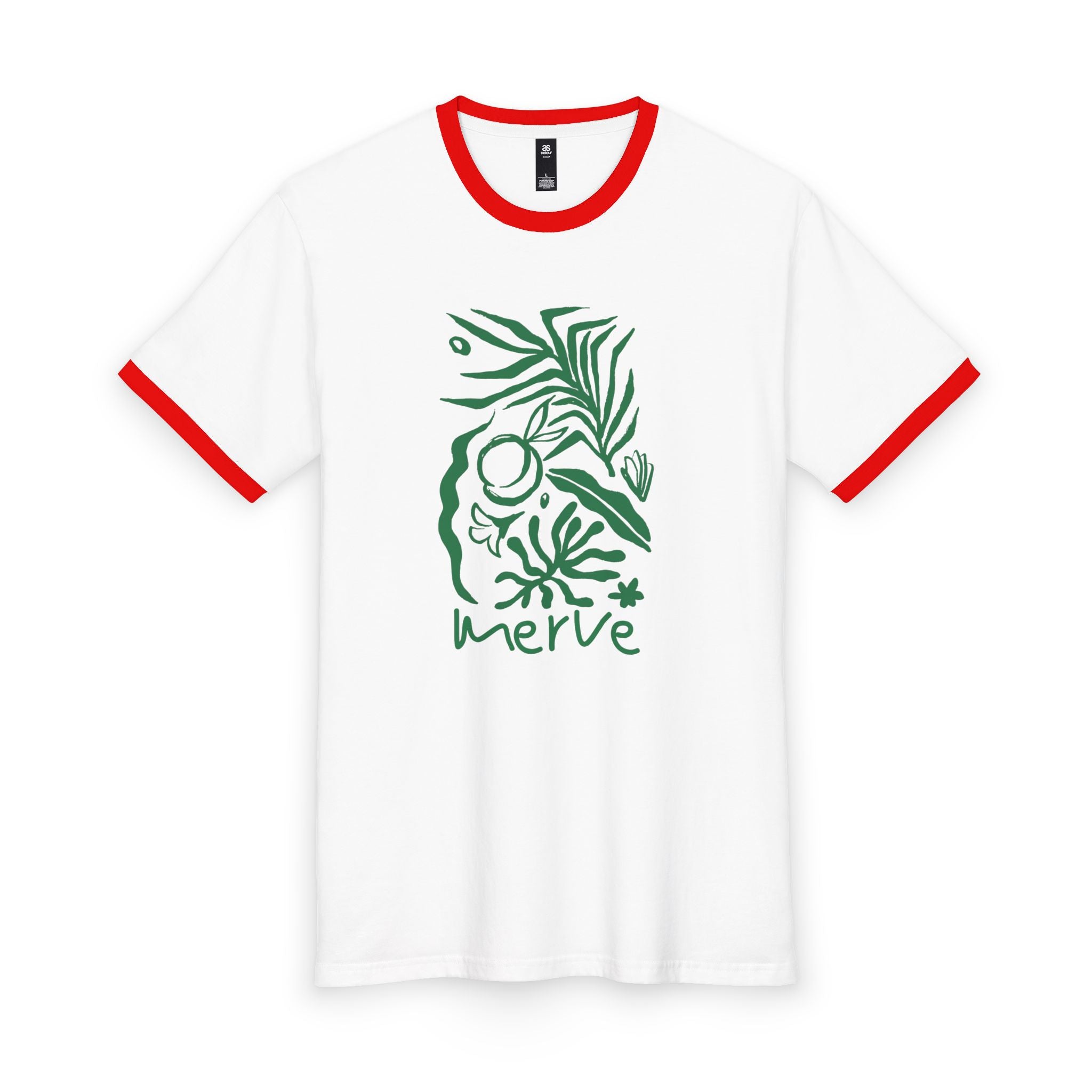 Foliage Unisex Ringer Tee merve