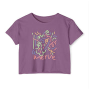 Abstract Crop Tee