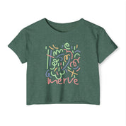 Abstract Crop Tee