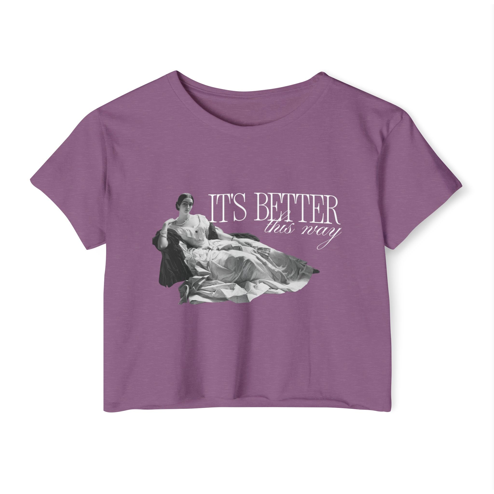 Better This Way Crop Tee