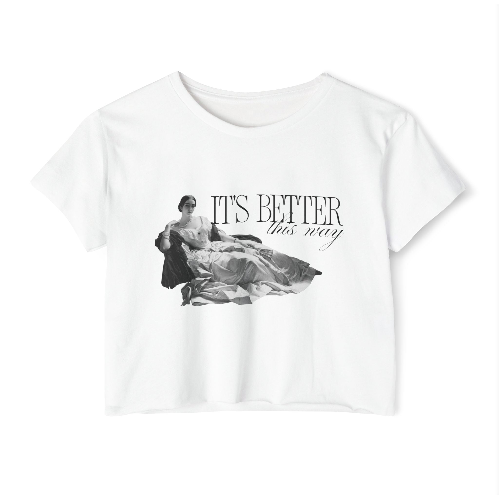 Better This Way Crop Tee
